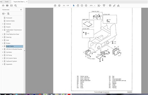 toyota skid steer loader wiring|toyota skid steer repair manual.